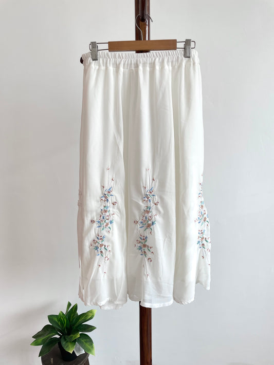 Pearl Embroidered Skirt-Waist 26 to 34