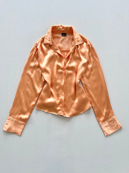 Gina Tricot Satin Shirt-Bust 40