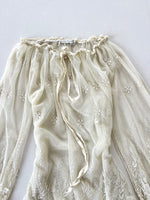 Load image into Gallery viewer, Embroidered Lace Top-Bust 38 to 40