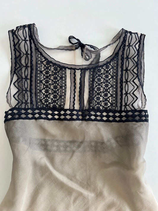 100% Seta Silk Top-Bust 34
