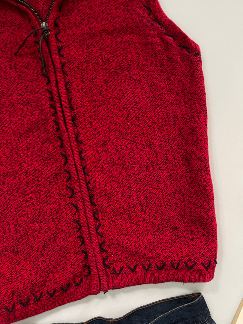 Christopher & Banks Embroidered Sweater Vest-Bust 36