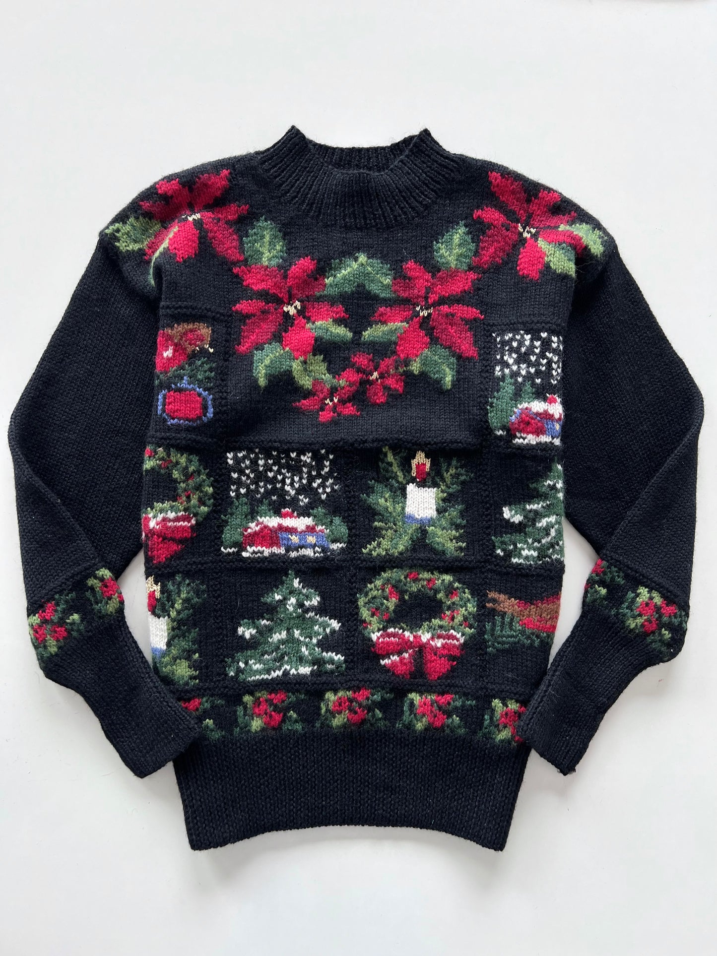 Chelsea Cambell 100% Wool Christmas Sweater-Bust 44