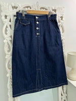 Load image into Gallery viewer, Denim Skirt-Waist 30
