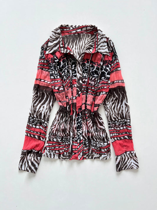 Vintage Sheer Shirt-Bust 40