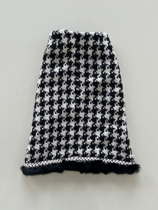 Edward Achour Paris Tweed Skirt-Waist 28