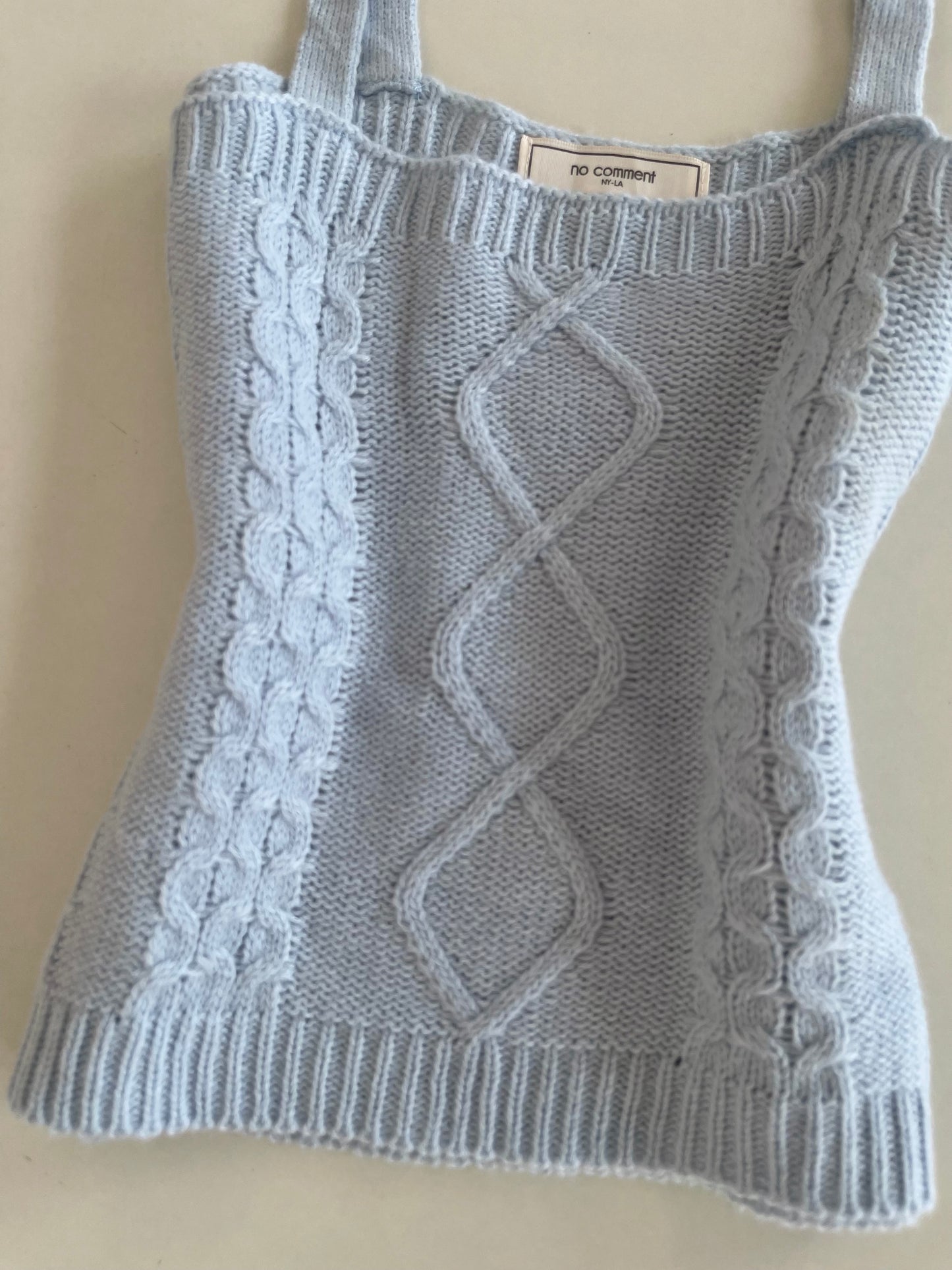 No Comment Crochet Top-Bust 32 to 34