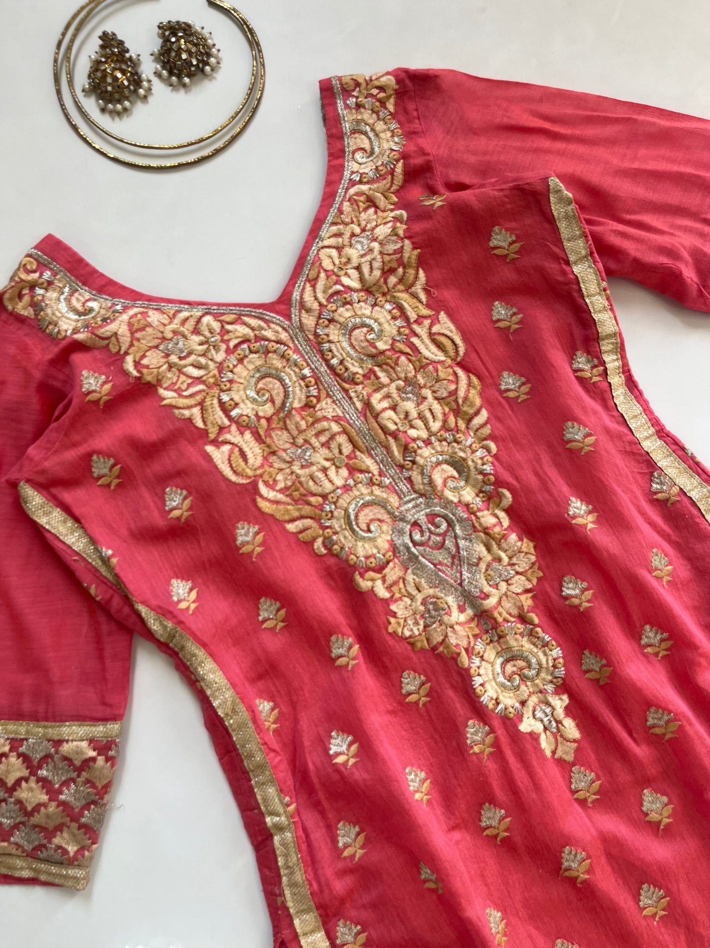 Embroidered Kurti-Bust 34