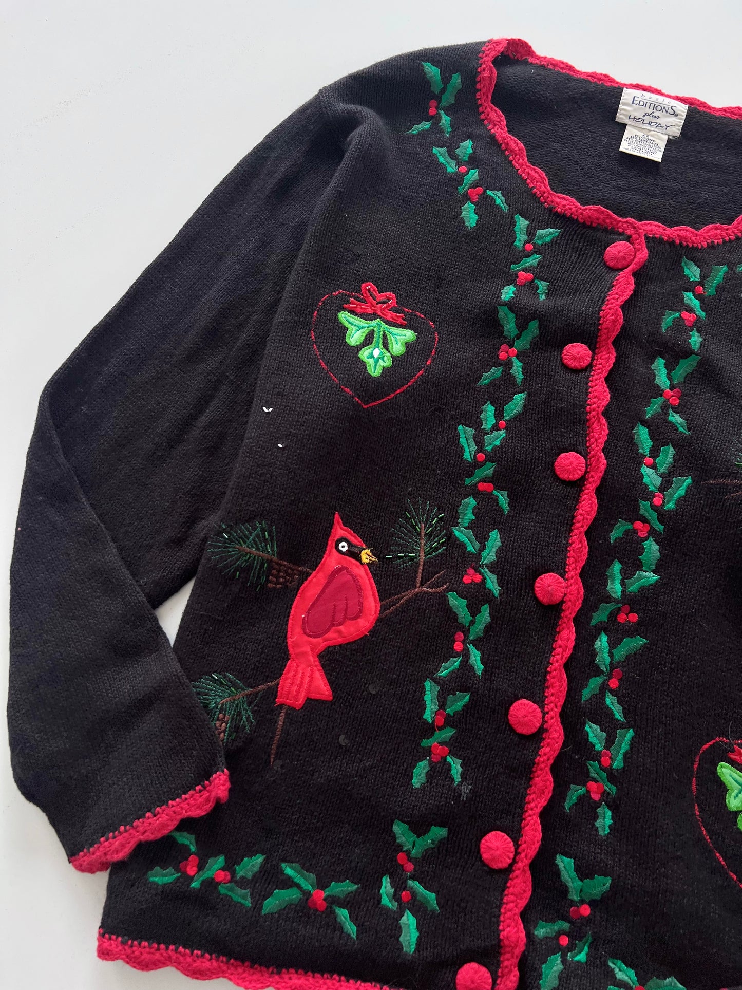 Basic Editions Embroidered Sweater-Bust 56