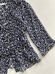 Ruffle Sheer Shirt-Bust 36