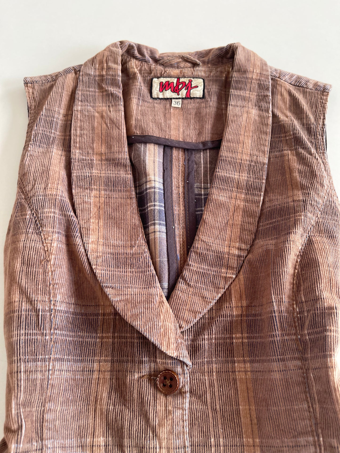 Mbj Vintage Waistcoat-Bust 32