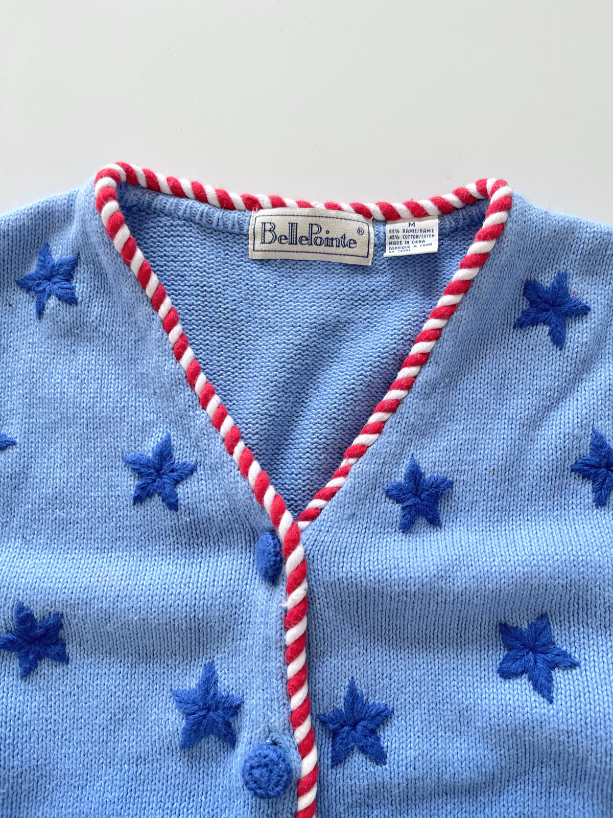 Bellepointe Embroidered Vest Sweater-Bust 42