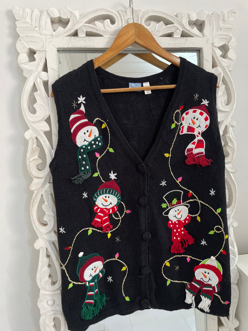 Christmas Sweater Vest-Bust 44