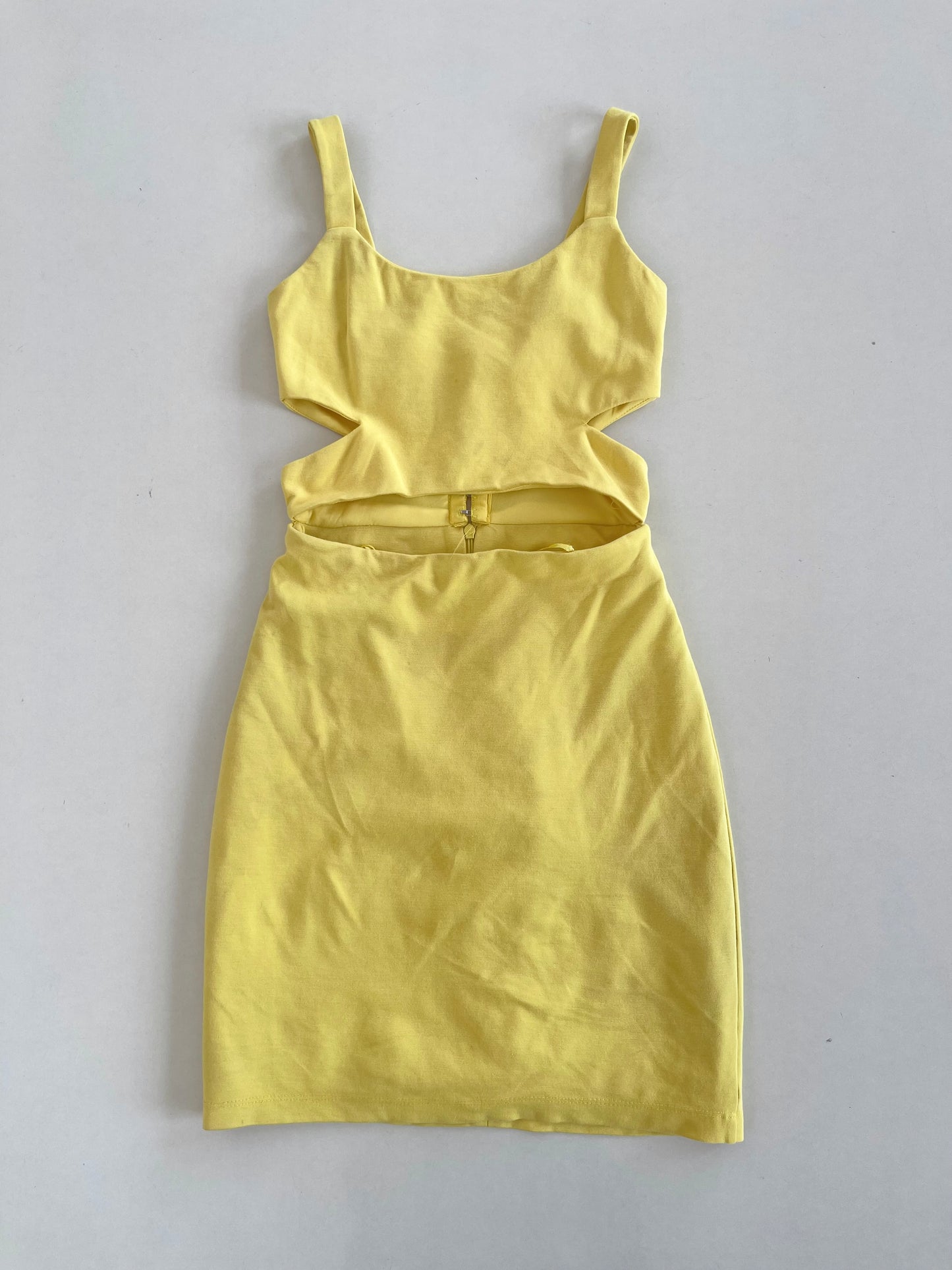 Lime Cutout Dress-Bust 28 to 30