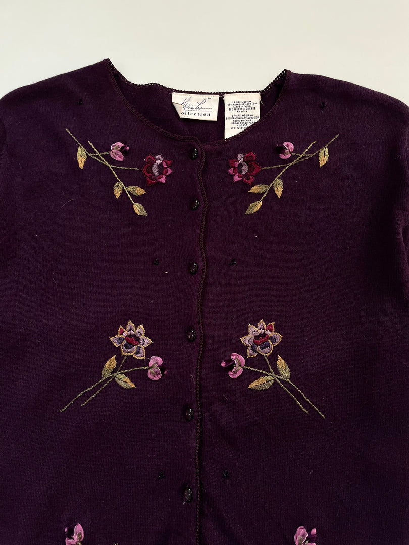Embroidered Sweater Vest-Bust 40