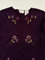 Embroidered Sweater Vest-Bust 40