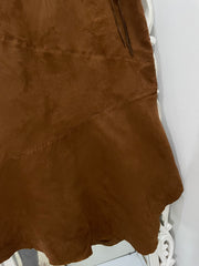 Vintage Suede Skirt-Waist 28