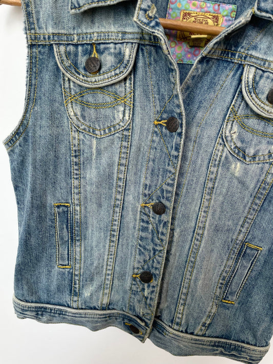 Fashion & Coup Denim Vest-Bust 34