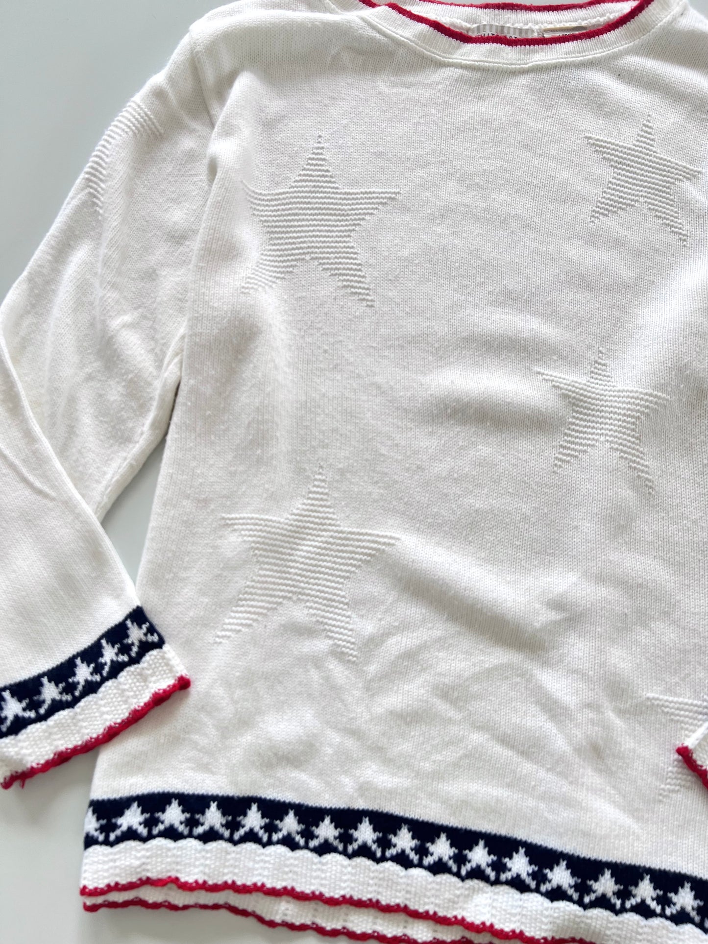 White Stag Embroidered Sweater-Bust 48