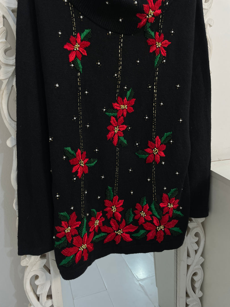 Victoria Jones Embroidered Sweater-Bust 48