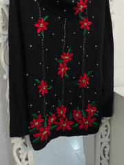 Victoria Jones Embroidered Sweater-Bust 48