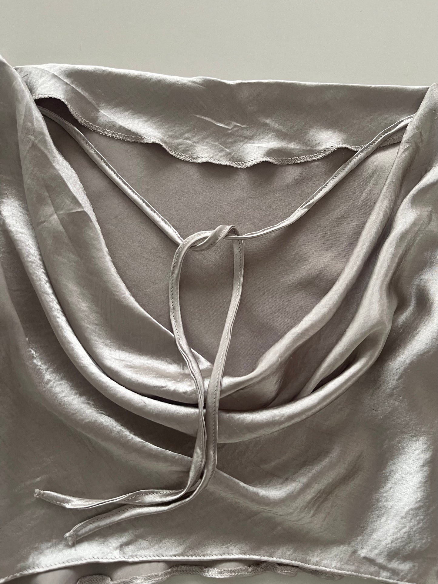 Satin Cowl Neck Top-Bust 40 to 42