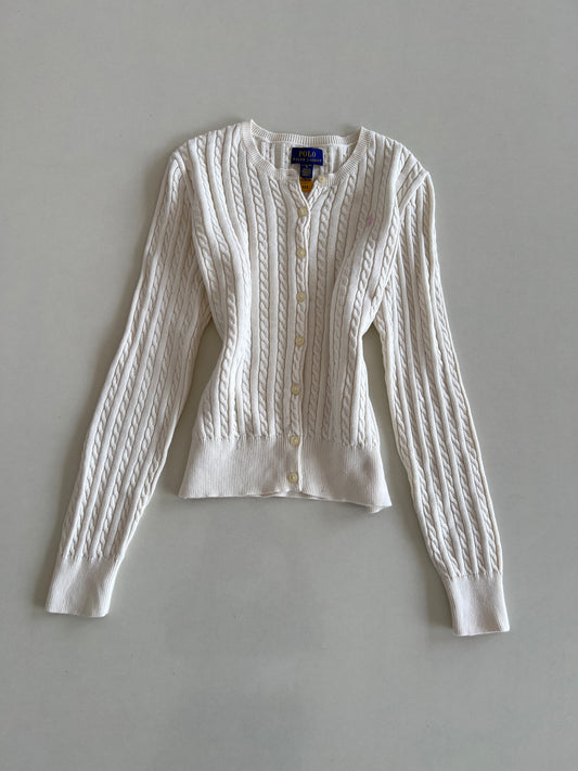 Ralph Lauren 100% Cotton Vintage Cardigan-Bust 38