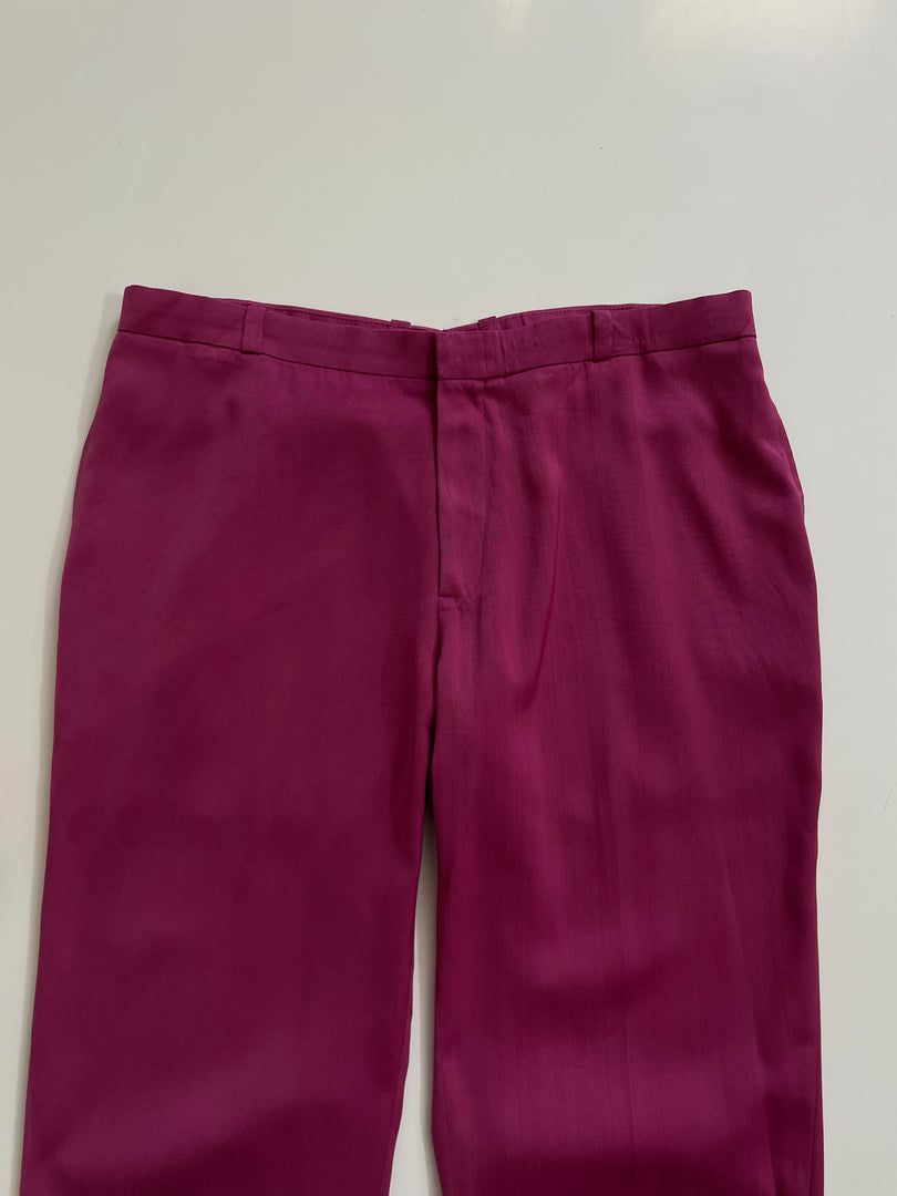 REGAL DARK FUSCHIA SOFT PANTS - WAIST 36