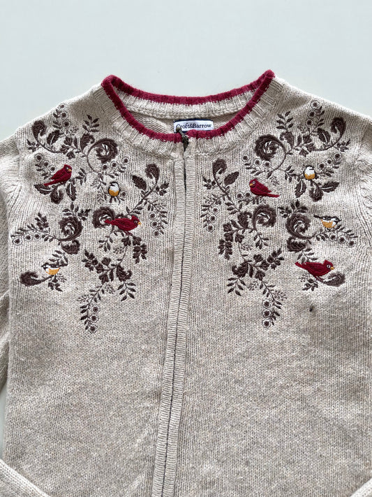 Croft&Barrow Vintage Embroidered Sweater-Bust 40
