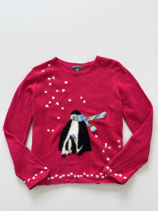 Northern Isles Christmas Embroidered Sweater-Bust 44