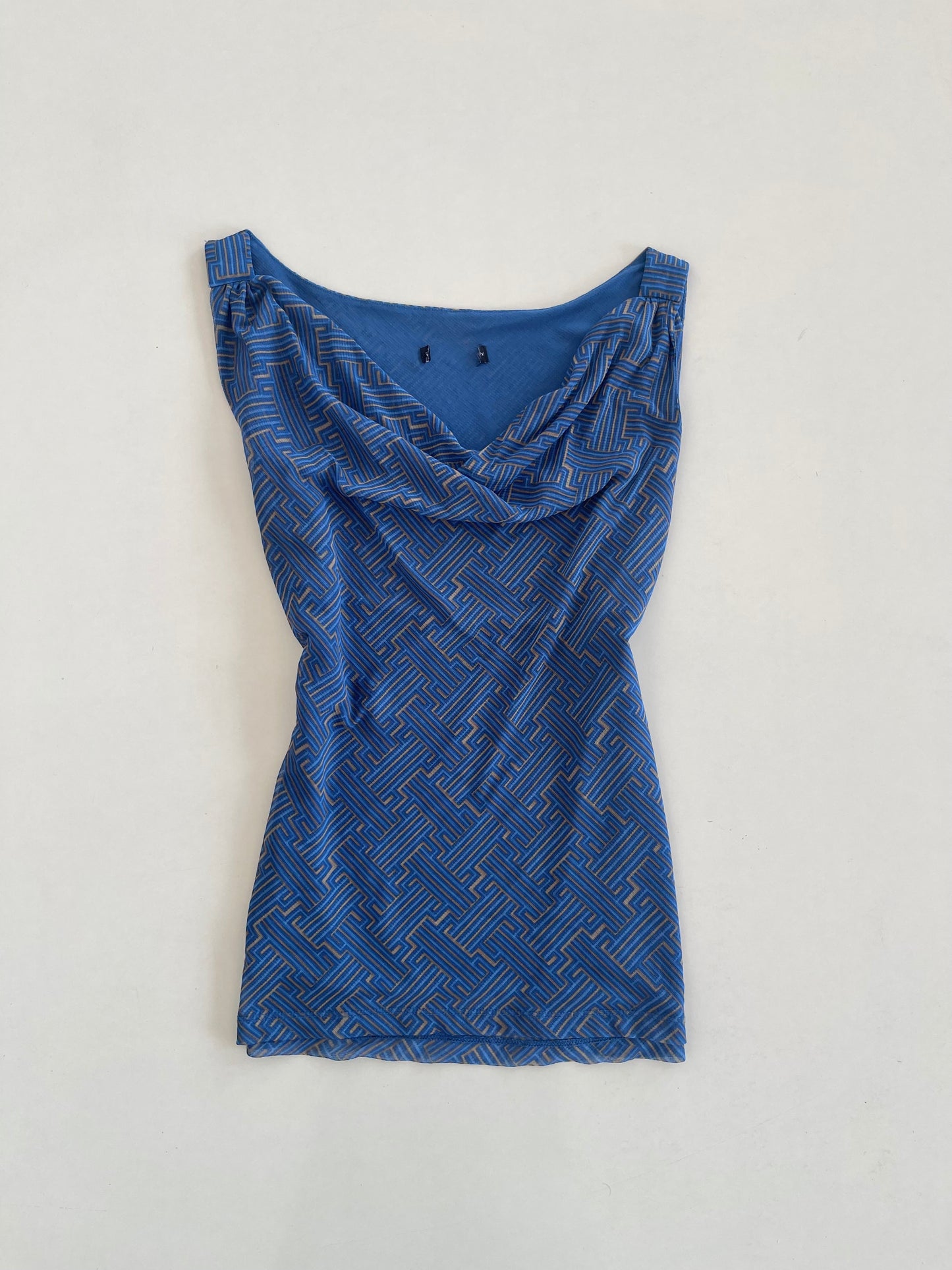Vintage Cowl Neck Top-Bust 42 to 46