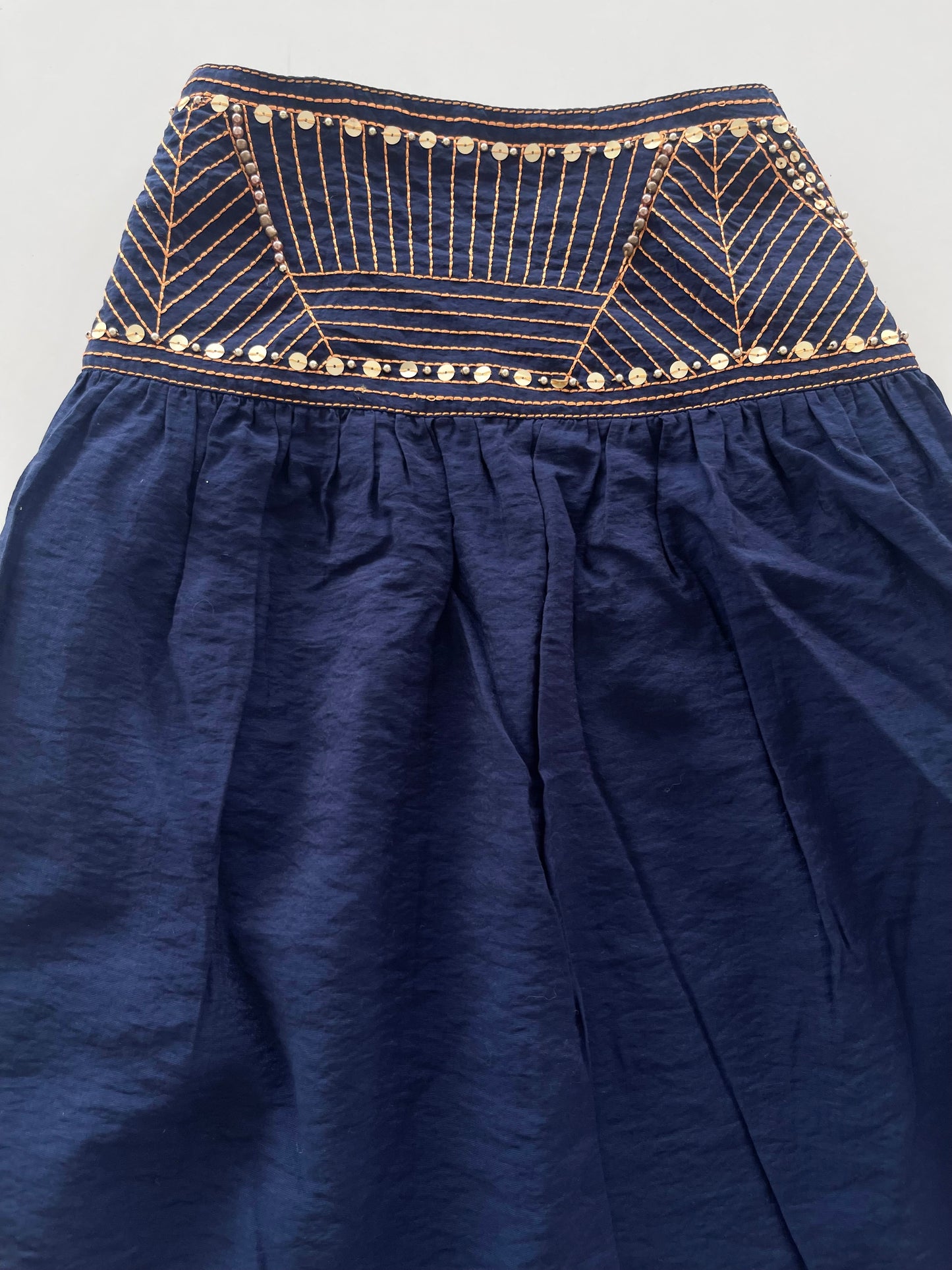 Embroidered Vintage Skirt-Waist 32