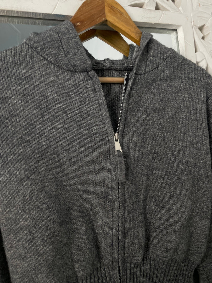 Thick Zipper Sweater-Bust 40