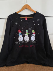 Embroidered Christmas Sweater-Bust 48