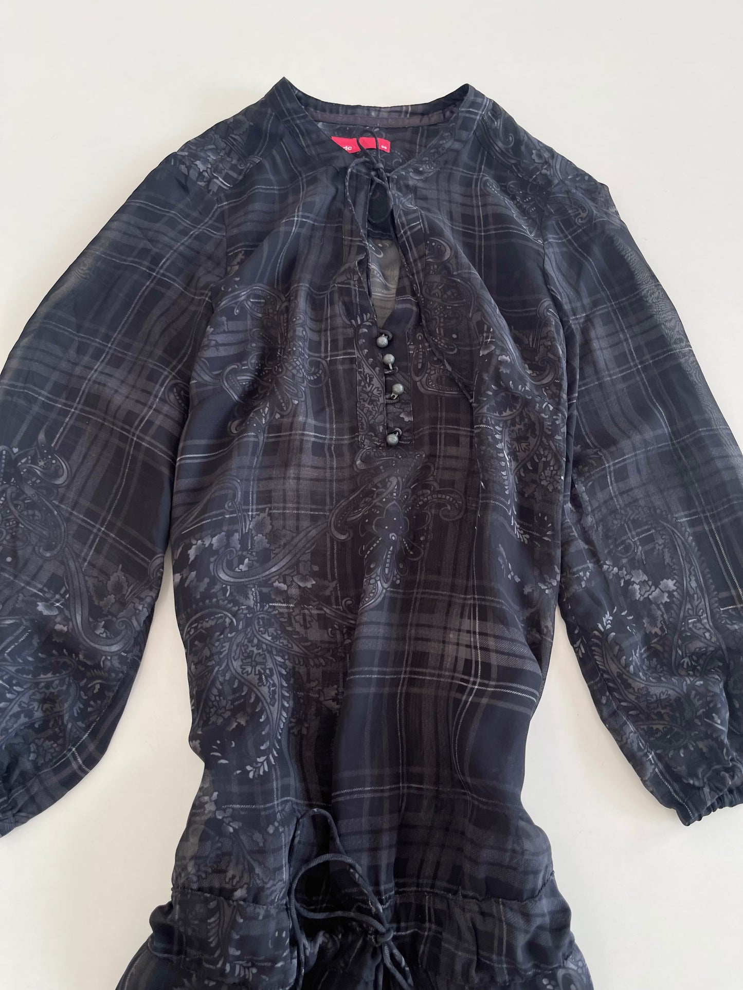 Edc Sheer Dress-Bust 36