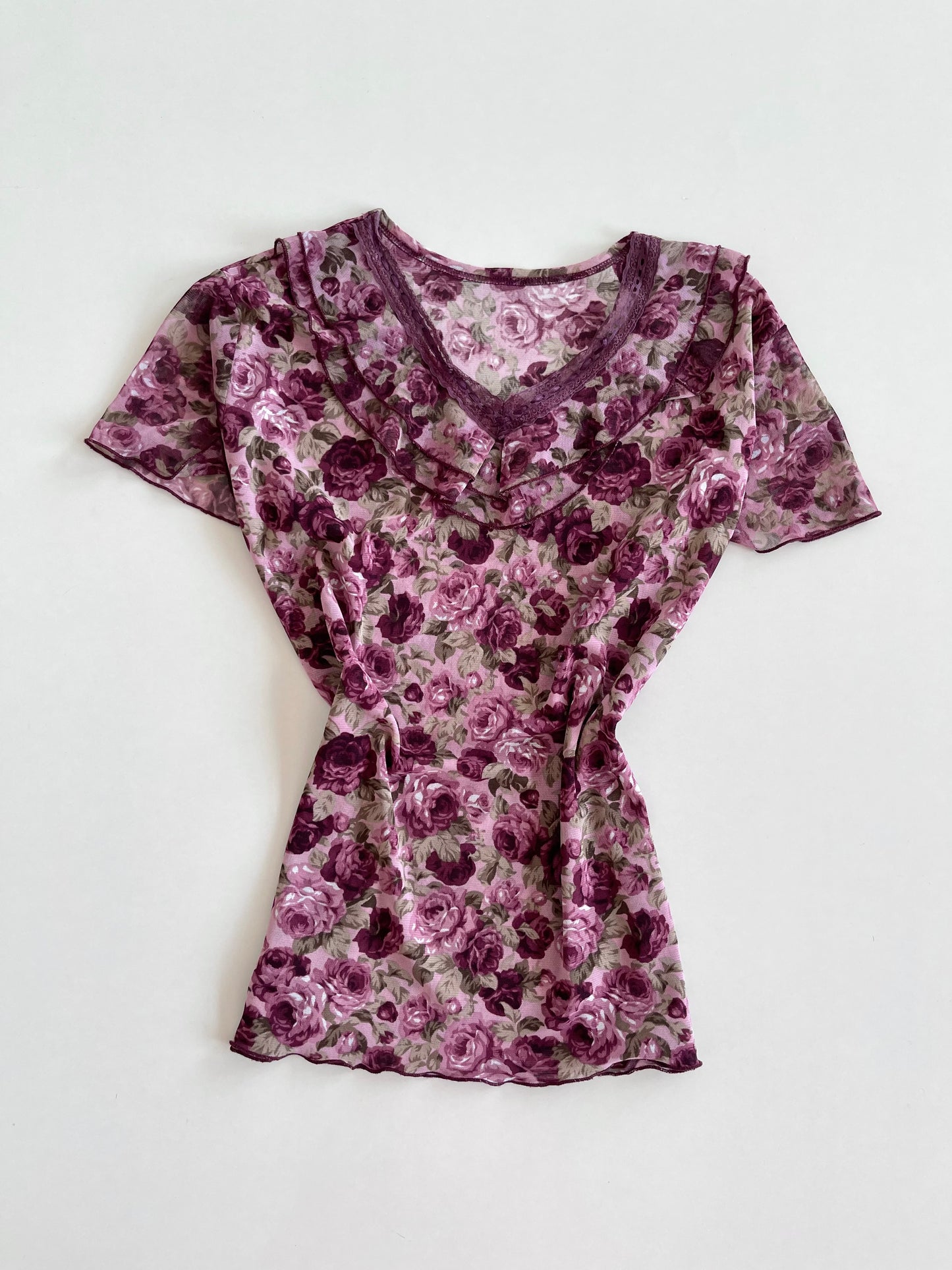 Sheer Vintage Top-Bust 46 to 48