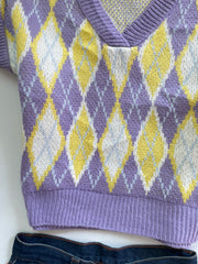 Chunky Sweater Vest-Bust 40