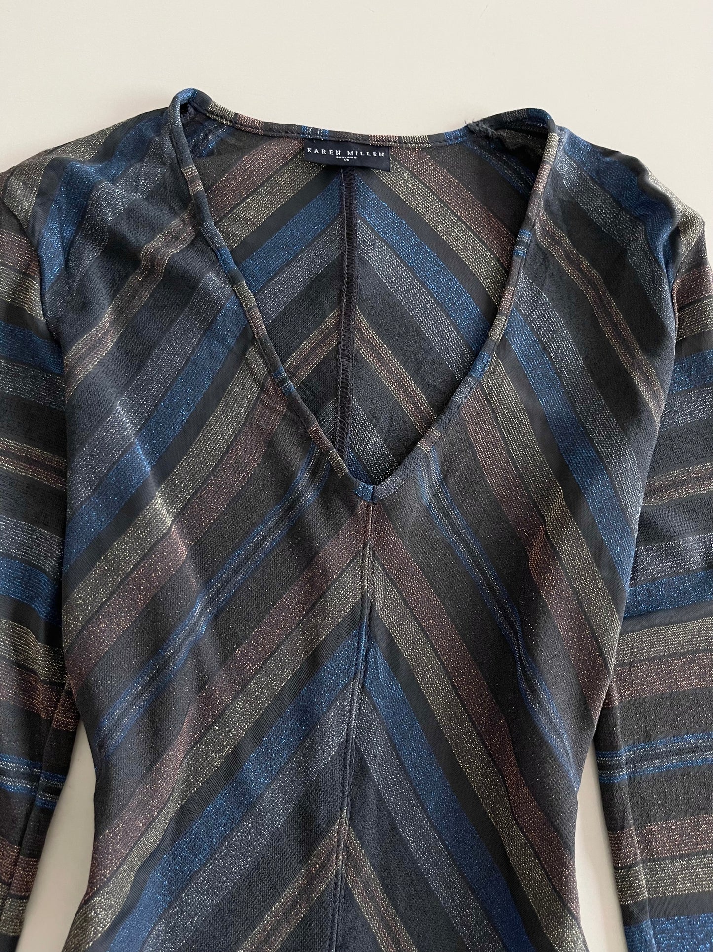 Karen Miller Shimmer Vintage Top-Bust 34 to 36