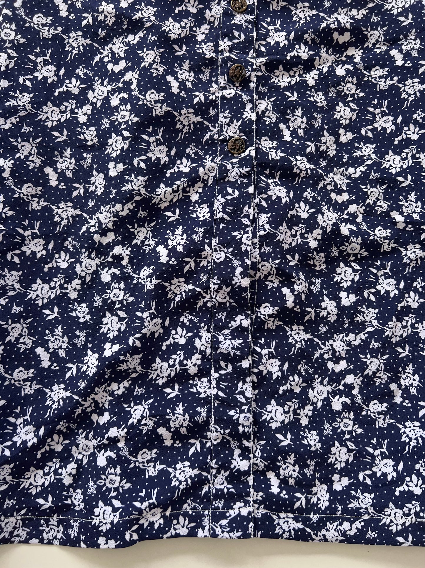 Floral Blue Skirt-Waist 26