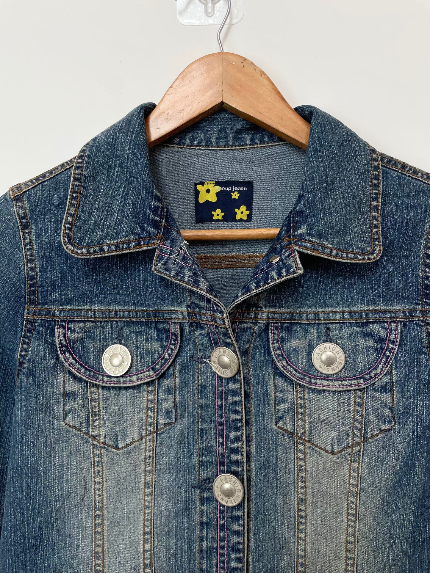 Fanup Denim Vest-Bust 34