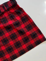 Load image into Gallery viewer, H&amp;M BELTED CHECKERED SKIRT - WAIST 26
