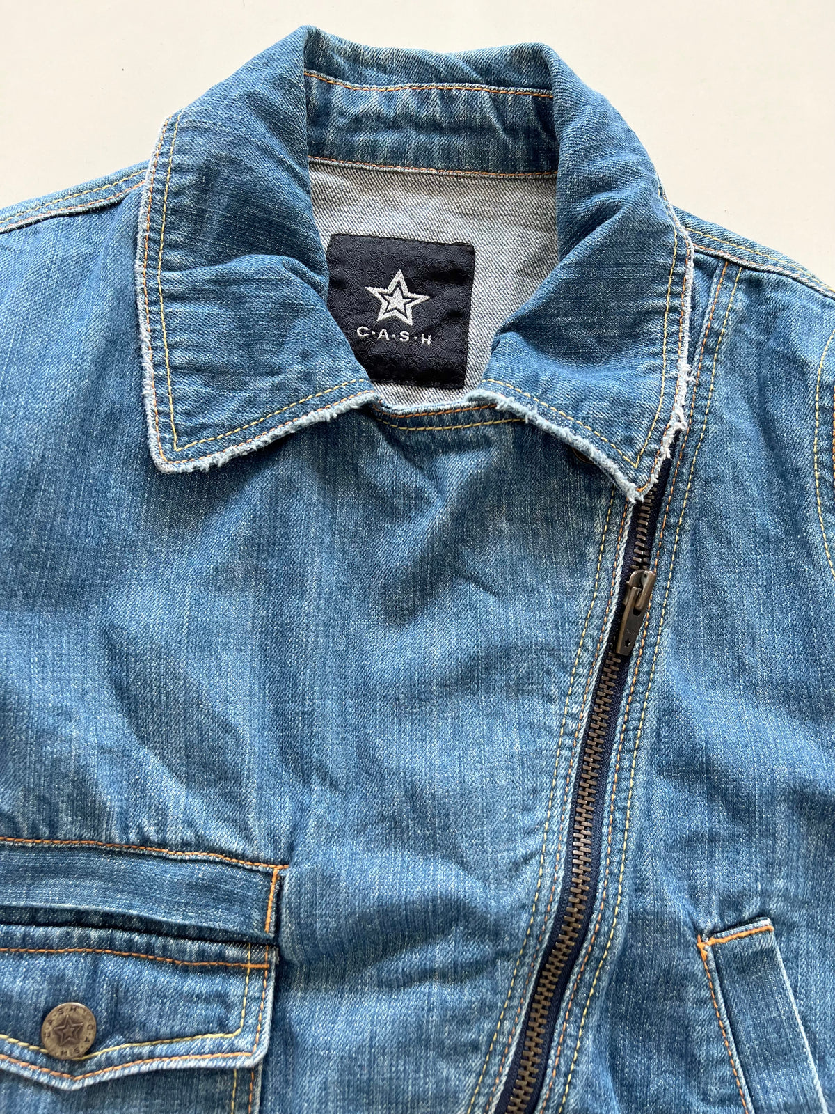 Cash Denim Jacket-Bust 34