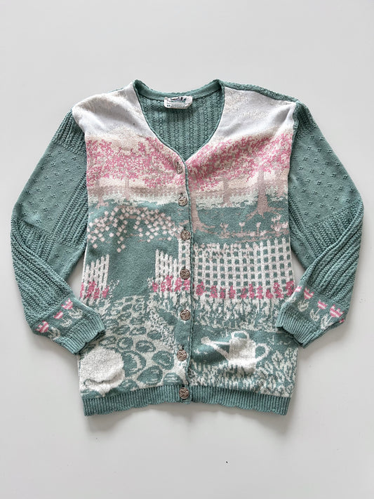 Northern Reflections Landscape Embroidered Sweater-Bust 44