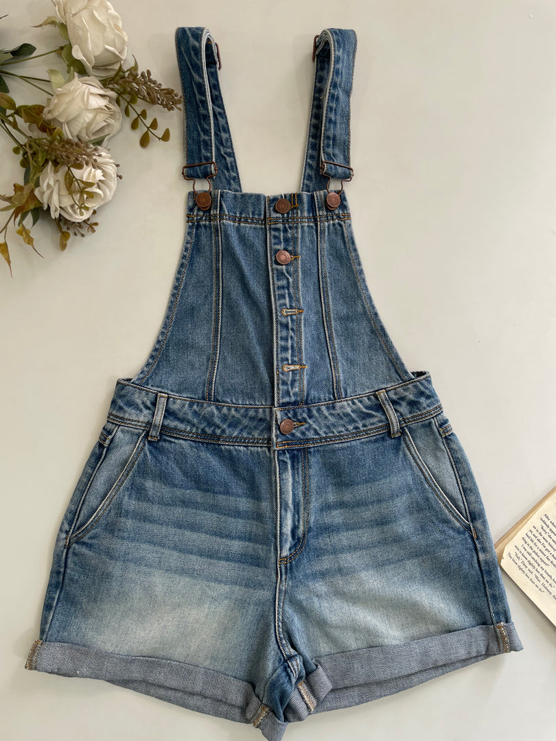 Cache Cache Denim Dungaree-Waist 28