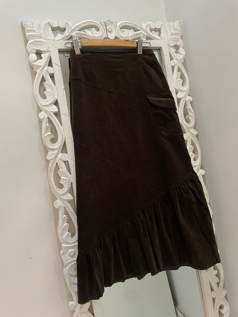 Vintage Corduroy Skirt-Waist 30