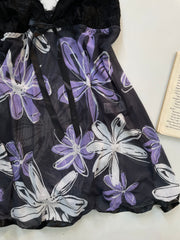 Sheer Lingerie Lace Dress-Bust 42 to 44