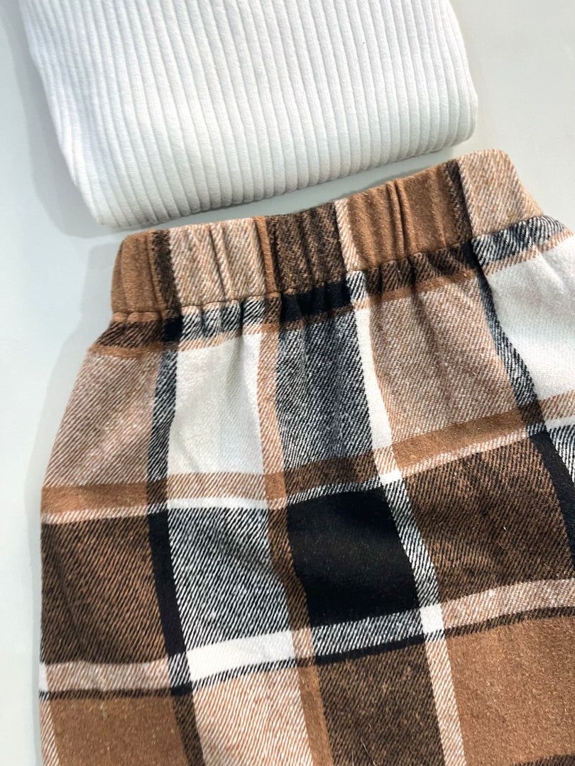 Tweed Skirt-Waist 26 to 30