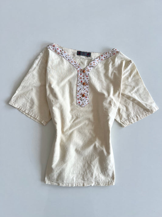Creamy Vintage Top-Bust 38