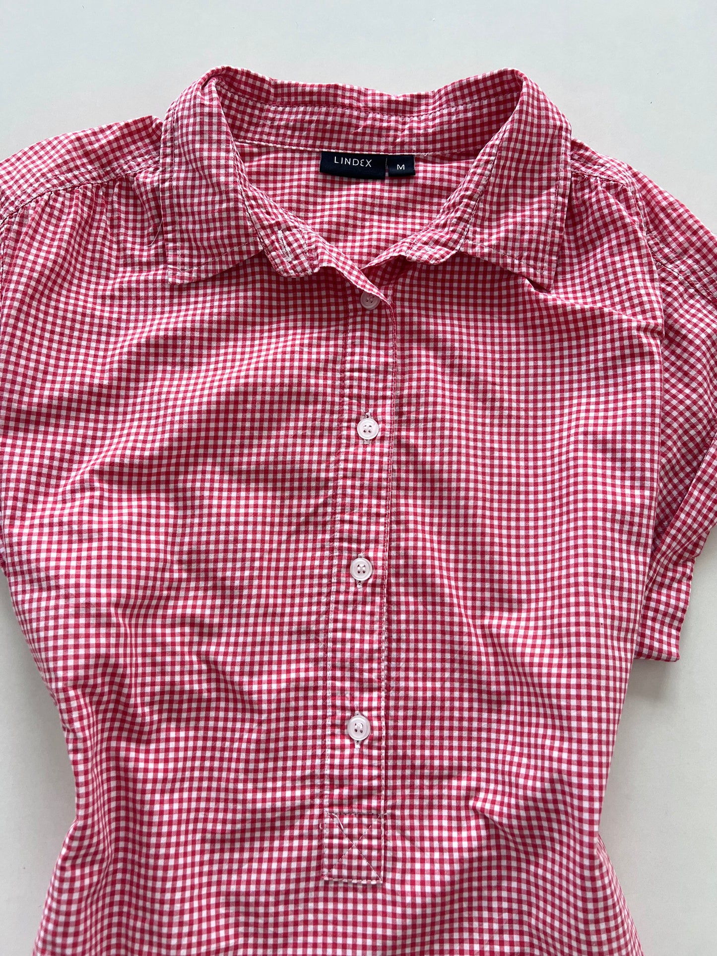 Lindex Gingham Top-Bust 42