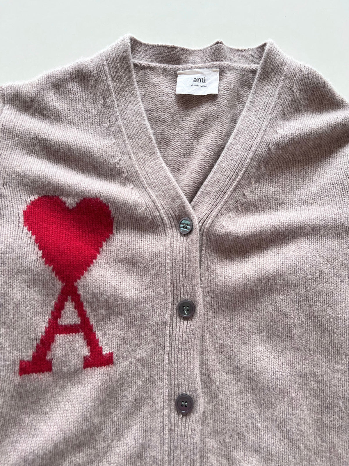 Ami 100% Wool Vintage Cardigan-Bust 46