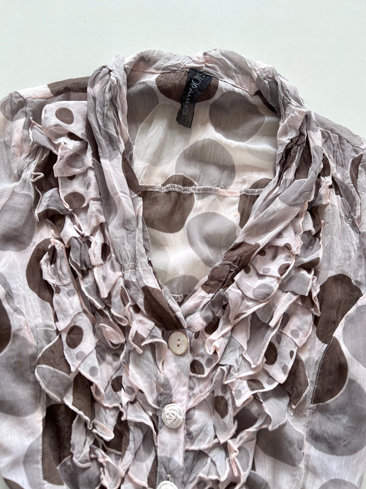 Saopaulo Vintage Sheer Top-Bust 44